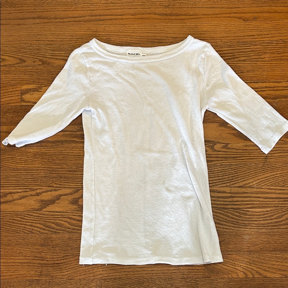 Michael Stars Shirt (3) Bundle Classic White, Black, and Gray Minimalist Capsule - Picture 7 of 16